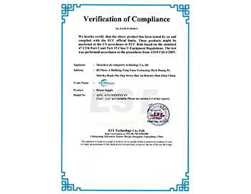 Certificate-FCC